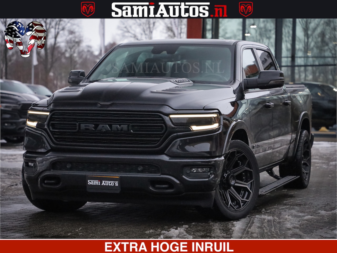 Dodge Ram 1500 - LIMITED BLACK OPS | 5.7 V8 402 PK HEMI | MEEST VOLLE EN LUXE UITVOERING | CREW CAB | DUBBE - AutoWereld.nl