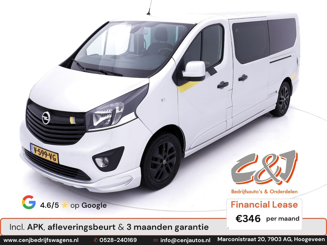 Opel Vivaro - 1.6 CDTI L2H1 Dubbele cabine irmscher # 174 luxe leder navi cruise lease 346,- p/md - AutoWereld.nl