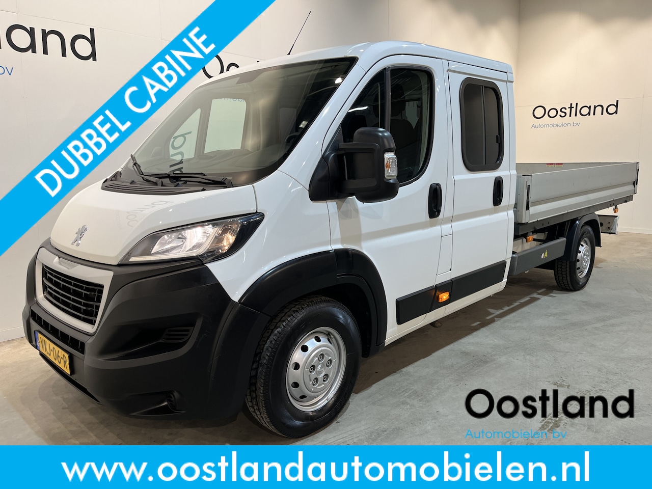 Peugeot Boxer - 2.2 BlueHDi 165 PK L4 Pro Zwaar DC Dubbel Cabine Open Laadbak / Luchtvering / Trekhaak 3.0 - AutoWereld.nl