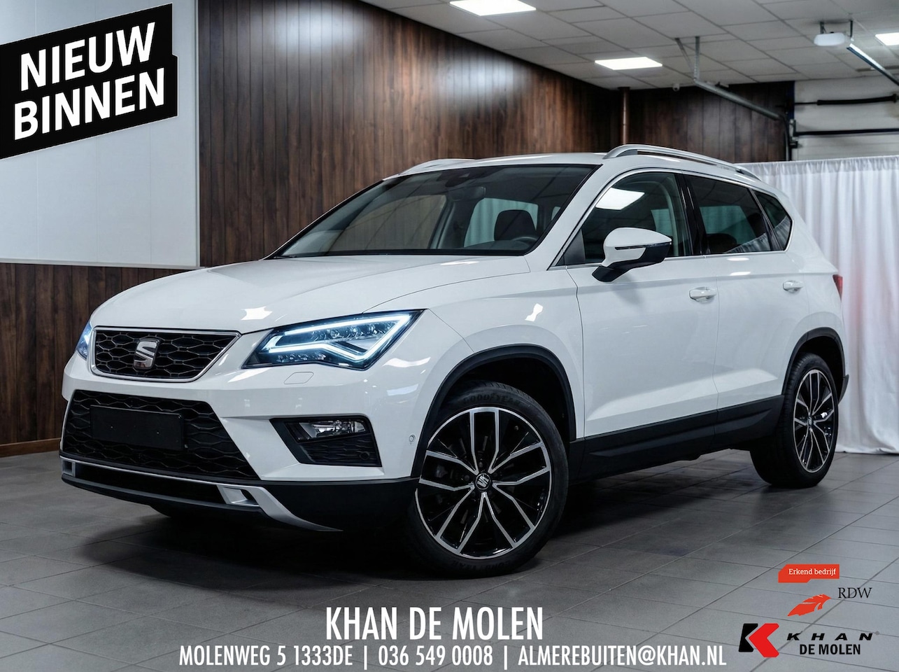 SEAT Ateca - 1.4 EcoTSI Xcellence UNIEKE UITVOERING | Keurig onderhouden - AutoWereld.nl