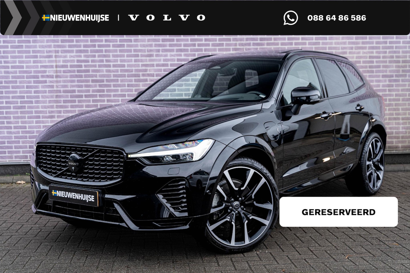 Volvo XC60 - 2.0 T6 Plug-in hybrid AWD Plus Black Edition | Bowers & Wilkins audio | Stoel-/Stuuverwarm - AutoWereld.nl