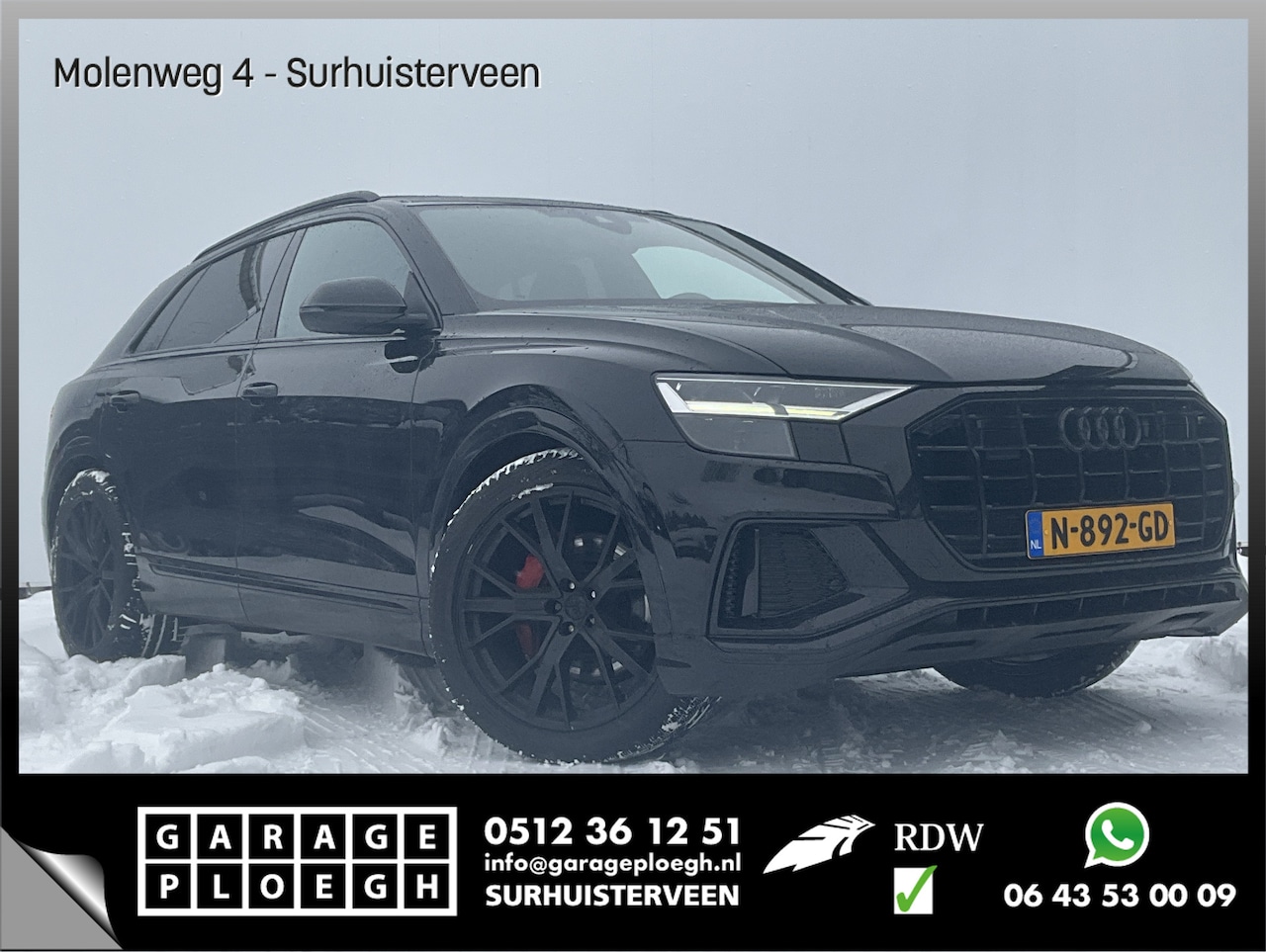 Audi Q8 - 50 TDI Quattro S-Line Pano.dak Airsuspens. Carplay Massage koeling Sfeer - AutoWereld.nl