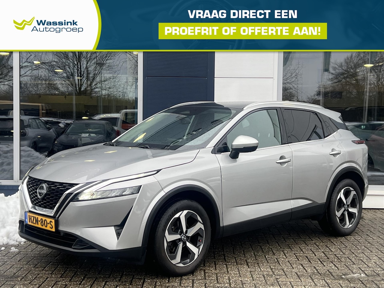 Nissan Qashqai - 1.3 Mild-Hybrid 140pk N-Connecta I Carplay I Navigatie I Camera I Adaptive Cruise | Panora - AutoWereld.nl