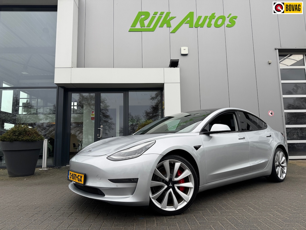 Tesla Model 3 - Performance AWD 75 kWh - AutoWereld.nl