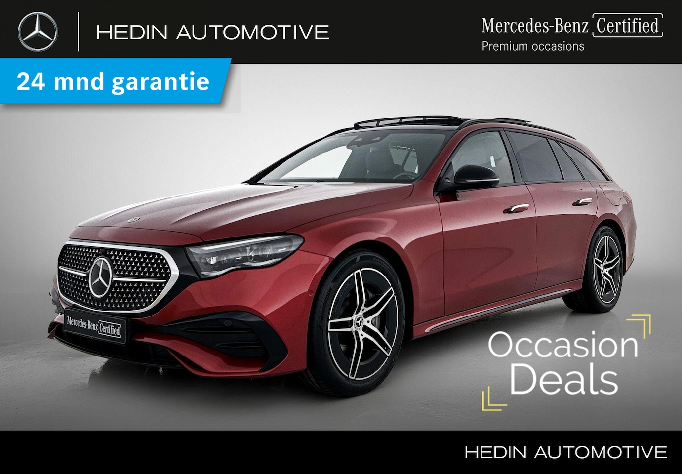 Mercedes-Benz E-klasse Estate - E 300e Automaat AMG Line | MANUFAKTUR | Leder Pakket | Winter Pakket | Nightpakket | Panor - AutoWereld.nl