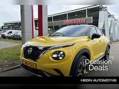 Nissan Juke - 1.6 HYBRID 143 N-DESIGN AUTOMAAT | Cold Pack, Nav., 19", Cruise ctrl, Climate ctrl, Achter