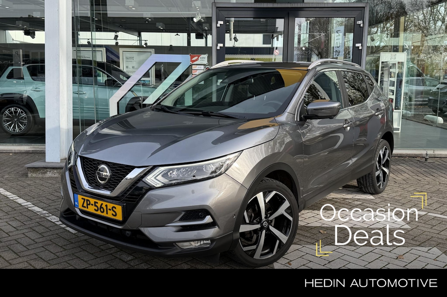 Nissan Qashqai - 1.3 DIG-T Tekna AUTOMAAT | STOELVERWARMING | CAMERA | 19INCH LICHTMETAAL | DODEHOEK | - AutoWereld.nl