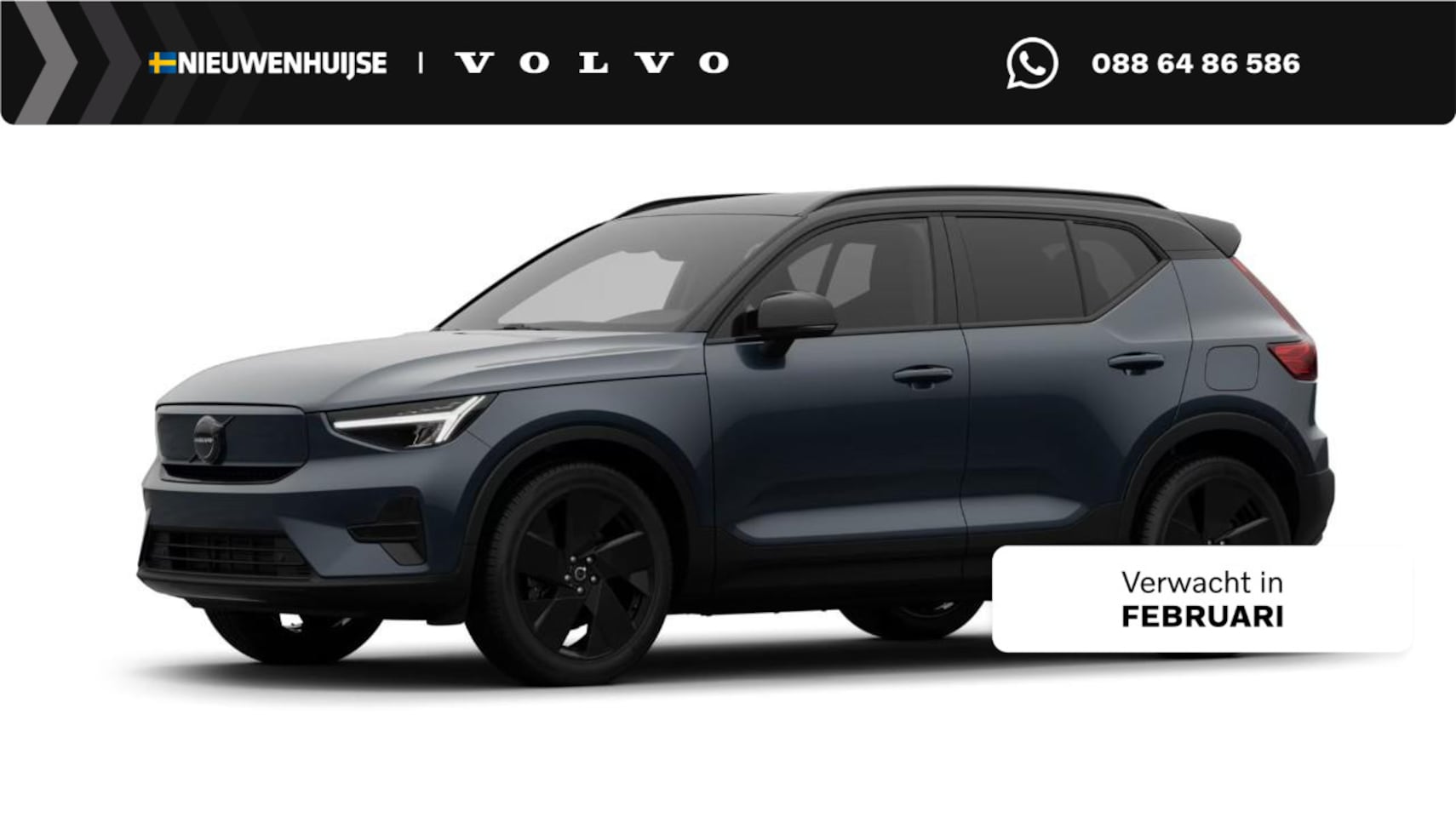 Volvo EX40 - Single Motor Extended Range Plus Black Edition Europa | Harman/Kardon | Power Seats | BLIS - AutoWereld.nl