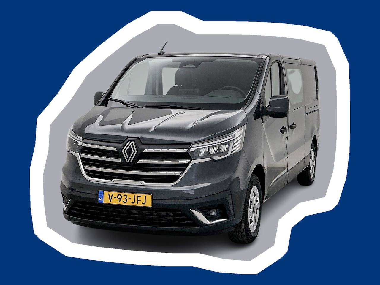 Renault Trafic - 2.0 Blue dCi 130 T29 L2H1 Advance DC 2x Schuifdeur Led Dubbele cabine Betimmering Trekhaak - AutoWereld.nl