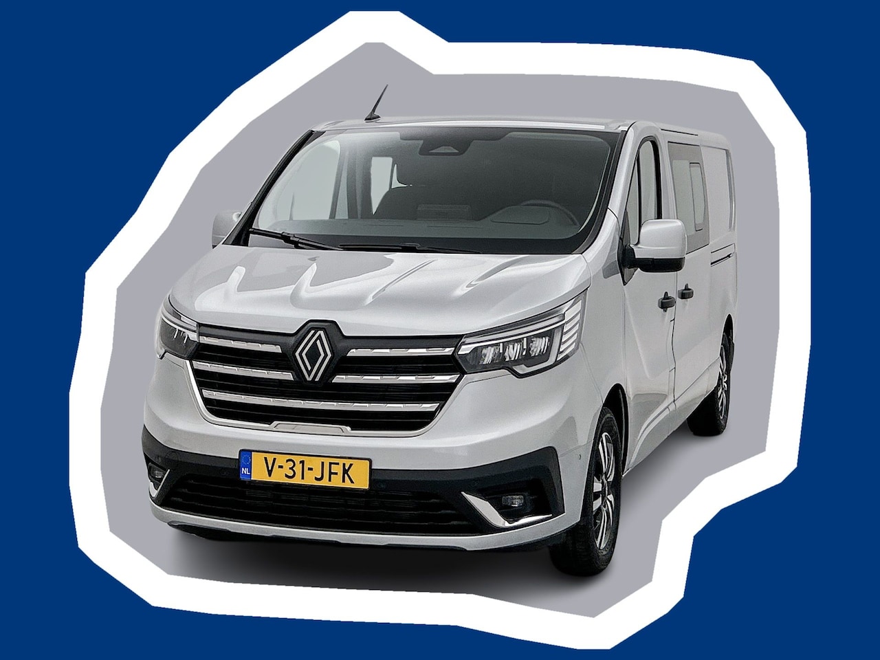 Renault Trafic - 2.0 Blue dCi EDC 170 T29 L2H1 Extra DC 2x Schuifdeur Betimmering Trekhaak Navigatie Parkee - AutoWereld.nl