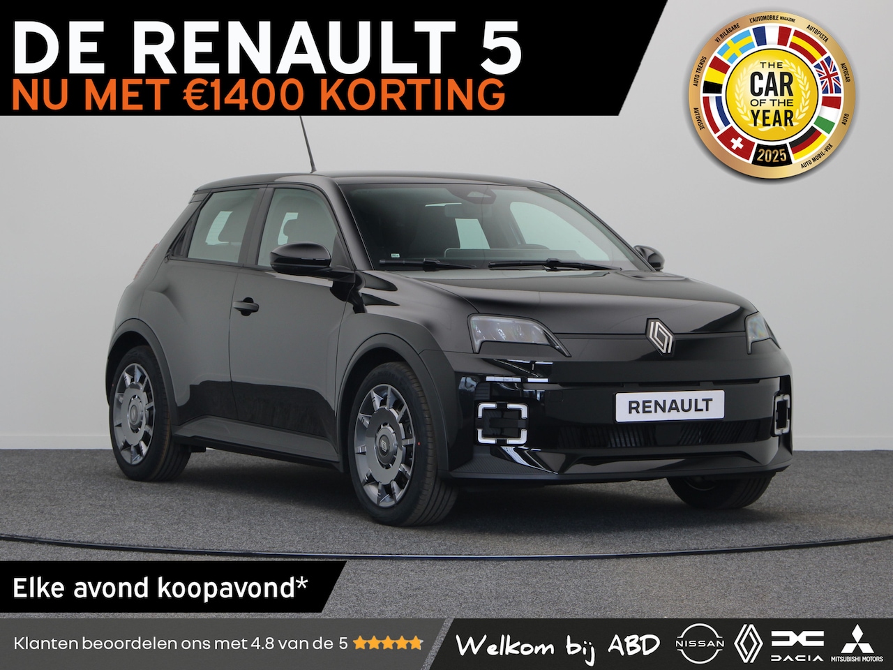 Renault 5 - Evolution Urban range | Cruise control met snelheidsbegrenzer | Full LED koplampen | ISOFI - AutoWereld.nl