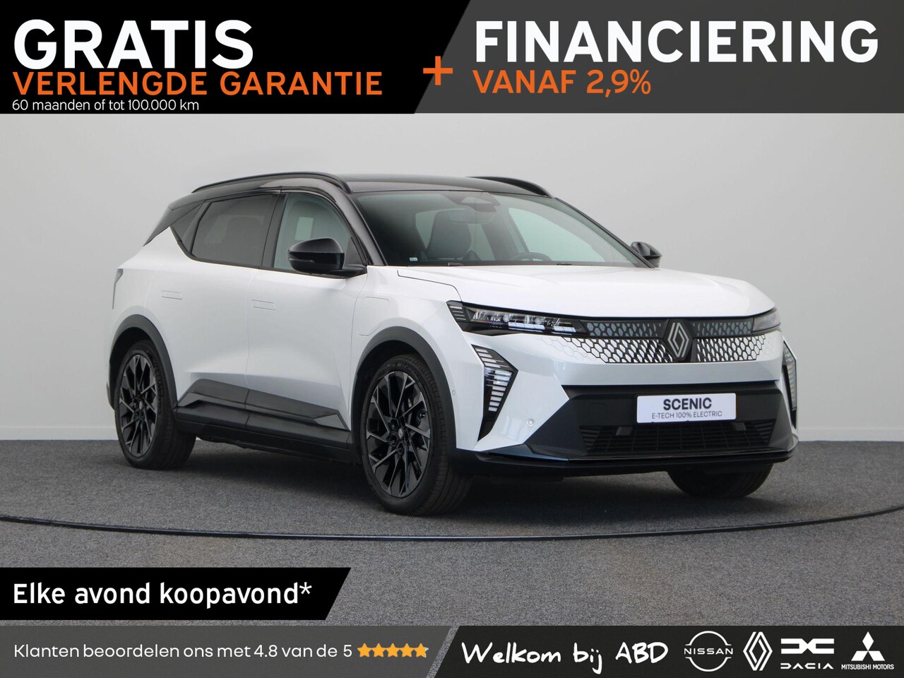Renault Scenic E-Tech - esprit Alpine Long range | 20” lichtmetalen wielen ‘Speedway’ | Achteruitrijcamera | Adapt - AutoWereld.nl