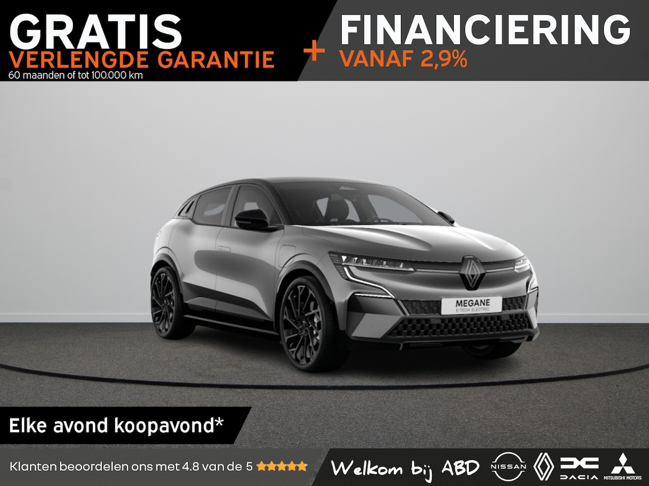 Renault Mégane E-Tech - Esprit Alpine Comfort range | Adaptive Cruise Control | Adaptive Vision LED koplampen met - AutoWereld.nl