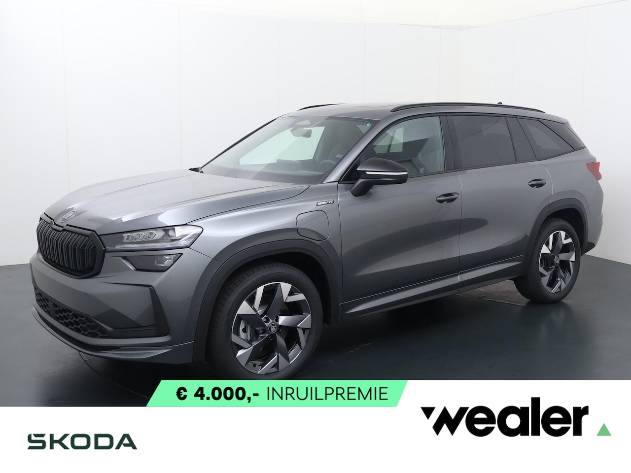 Skoda Kodiaq - Sportline Business 1.5 TSI PHEV 204 PK | Trekhaak | Panorama dak | 19" lichtmetalen velgen - AutoWereld.nl