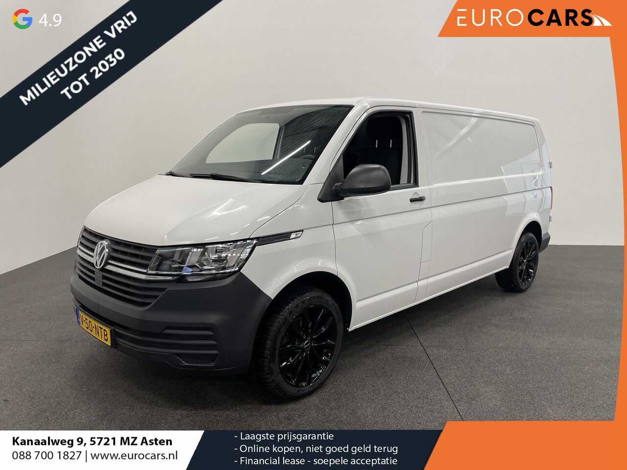 Volkswagen Transporter - 2.0 TDI L2H1 Trendline Airco Cruise Control Trekhaak Regensensor - AutoWereld.nl