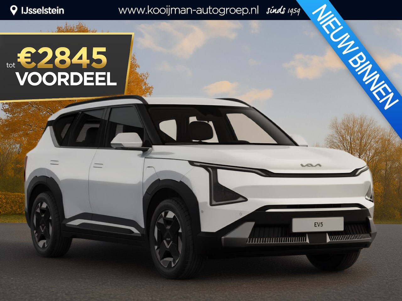 Kia EV5 - Air 81.4 kWh Nu €2.845,- voordeel! Nu tijdelijk extra scherp geprijsd! - AutoWereld.nl