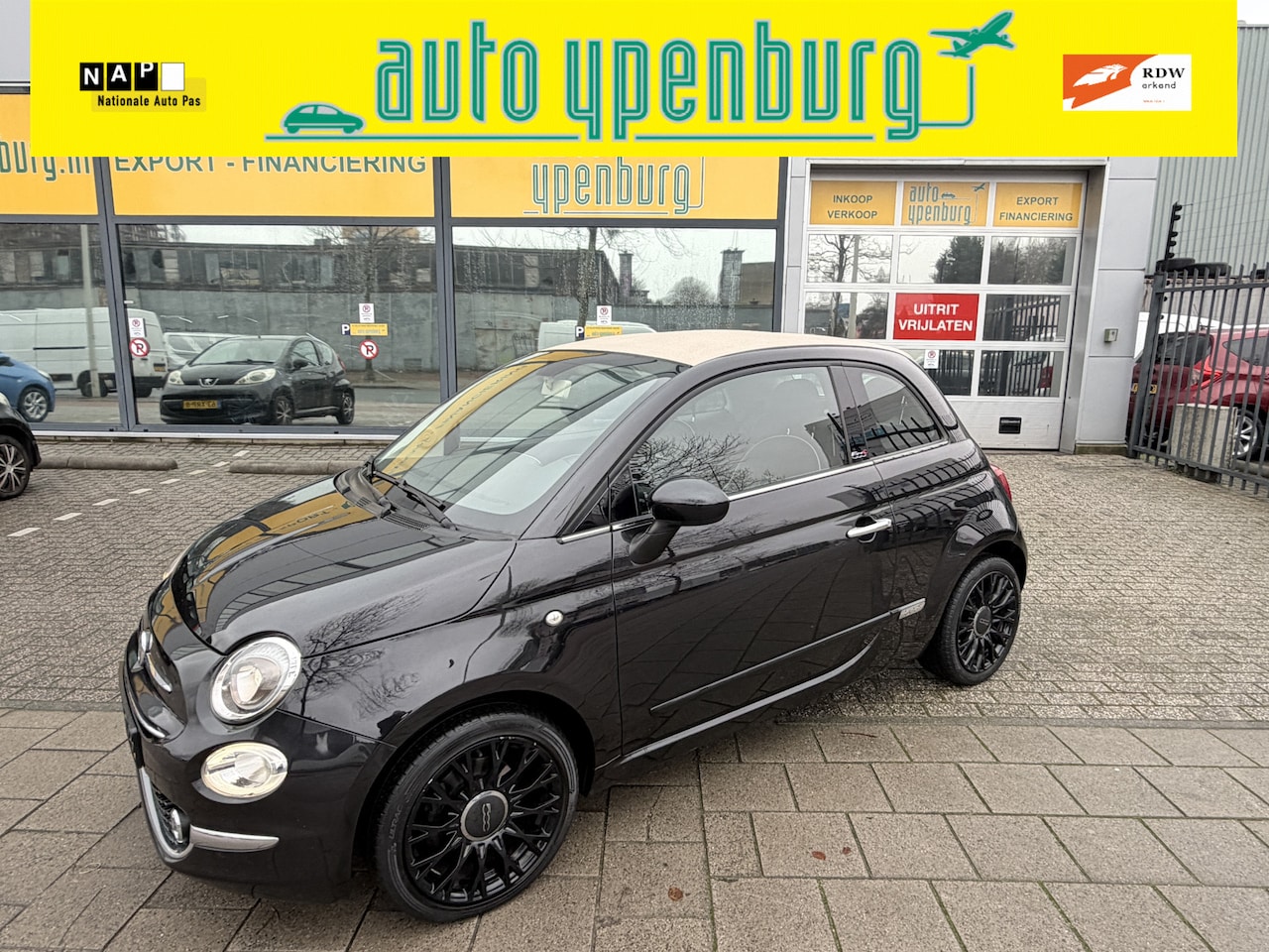 Fiat 500 C - 0.9 TwinAir Turbo Lounge Cabriolet * Navi * Airco * - AutoWereld.nl