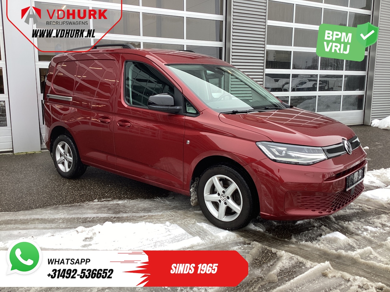 Volkswagen Caddy Cargo - 2.0 TDI 125 pk DSG Aut. LED/ Virtual Cockpit/ Standkachel/ Stoelverw./ Carplay/ Navi/ Crui - AutoWereld.nl