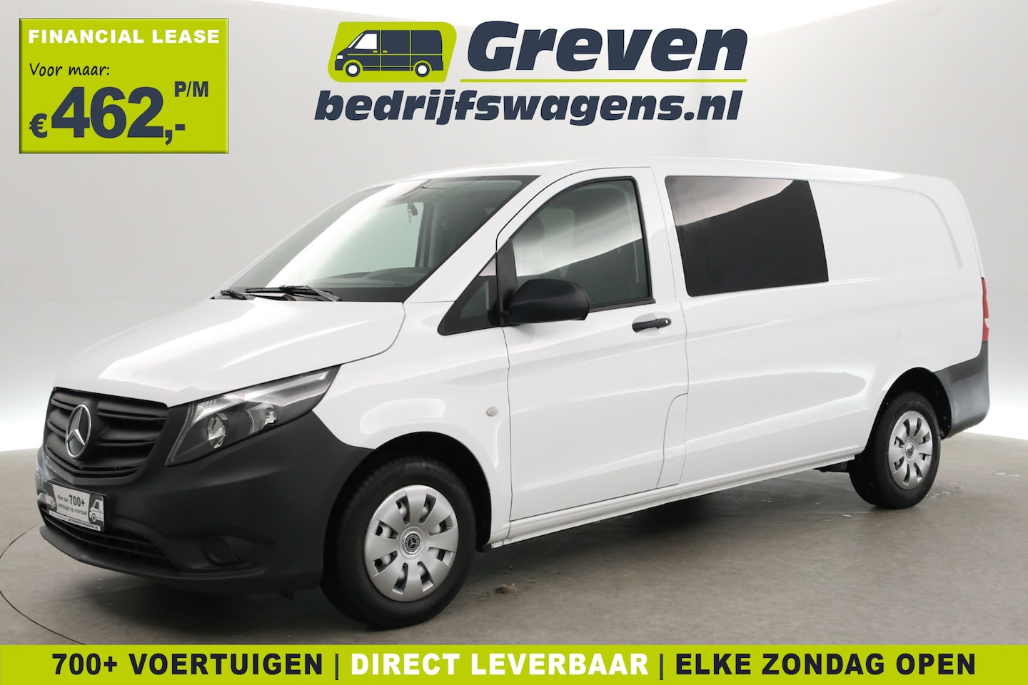 Mercedes-Benz Vito - 114 CDI Extra Lang | DC | Aut. | Airco | Camera | Adap. Cruise | Navi | Stoelverw. | Carpl - AutoWereld.nl