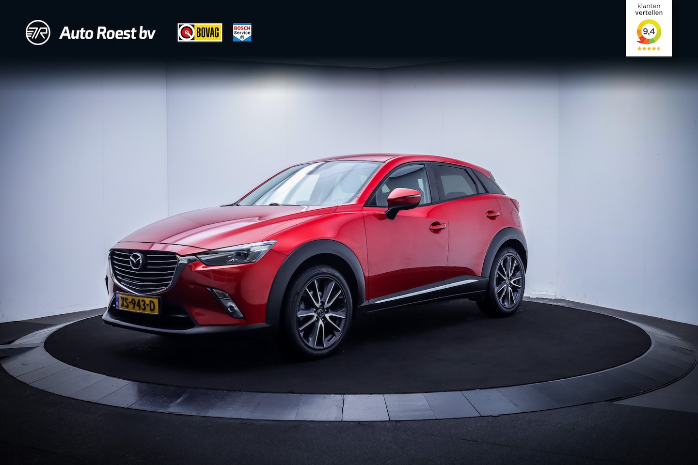 Mazda CX-3 - 2.0 SkyActiv-G 120 TS+ FULL LED | CAMERA | LEDER | STOELVERW. | TREKHAAK | DAB | BLINDSPOT - AutoWereld.nl