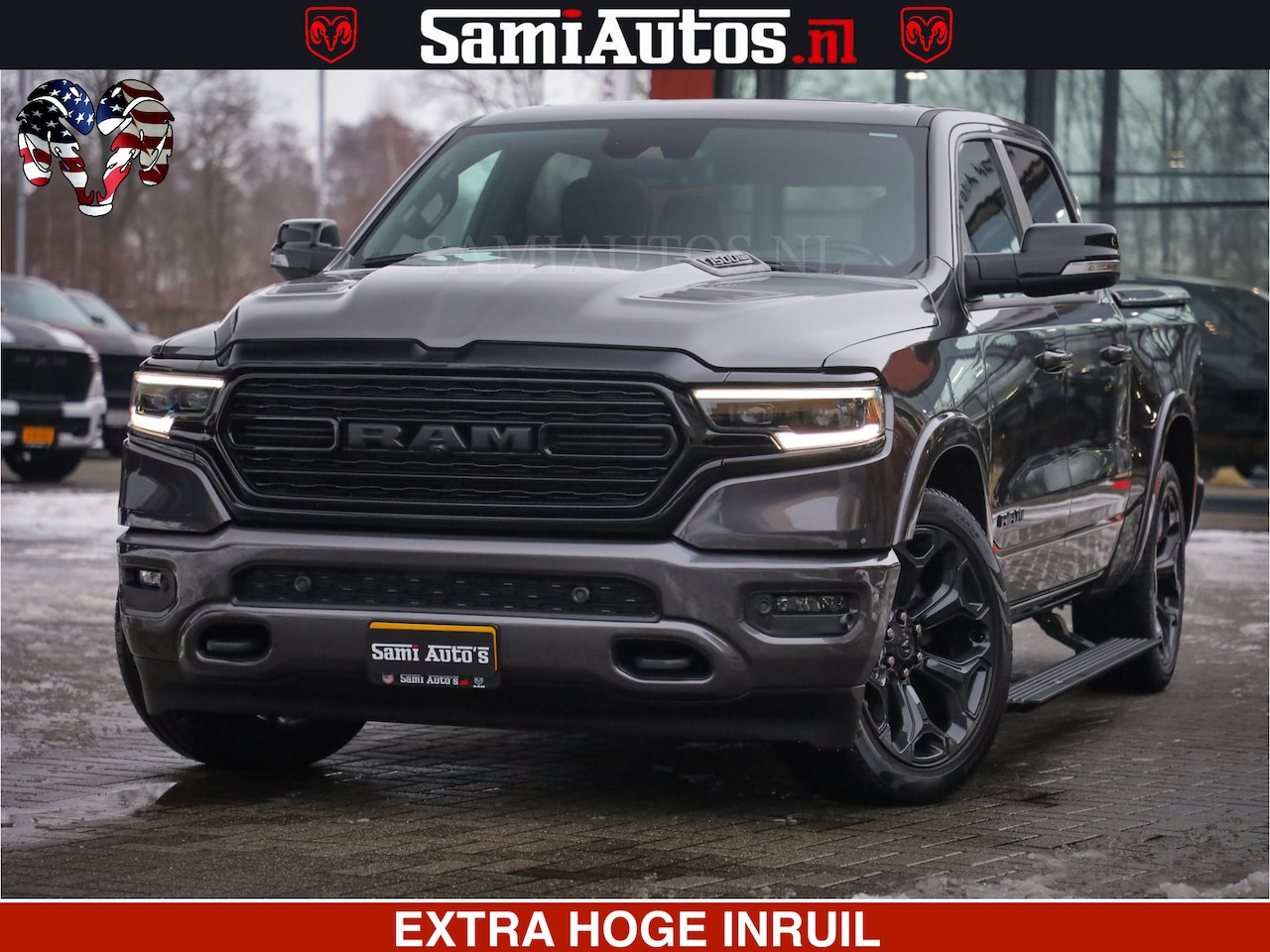 Dodge Ram 1500 - LIMITED SPORT | 5.7 V8 HEMI 402PK | MEEST VOLLE LIMITED | PRACHTIGE KLEUR GRANITE CRYSTAL - AutoWereld.nl