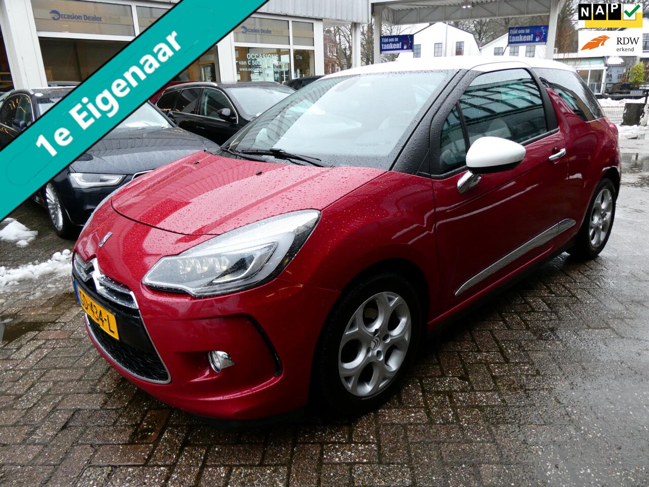 Citroën DS3 - 1.6 VTi Chic 1e eig. VOL-Automaat Clima Cruise Leder Navi - AutoWereld.nl