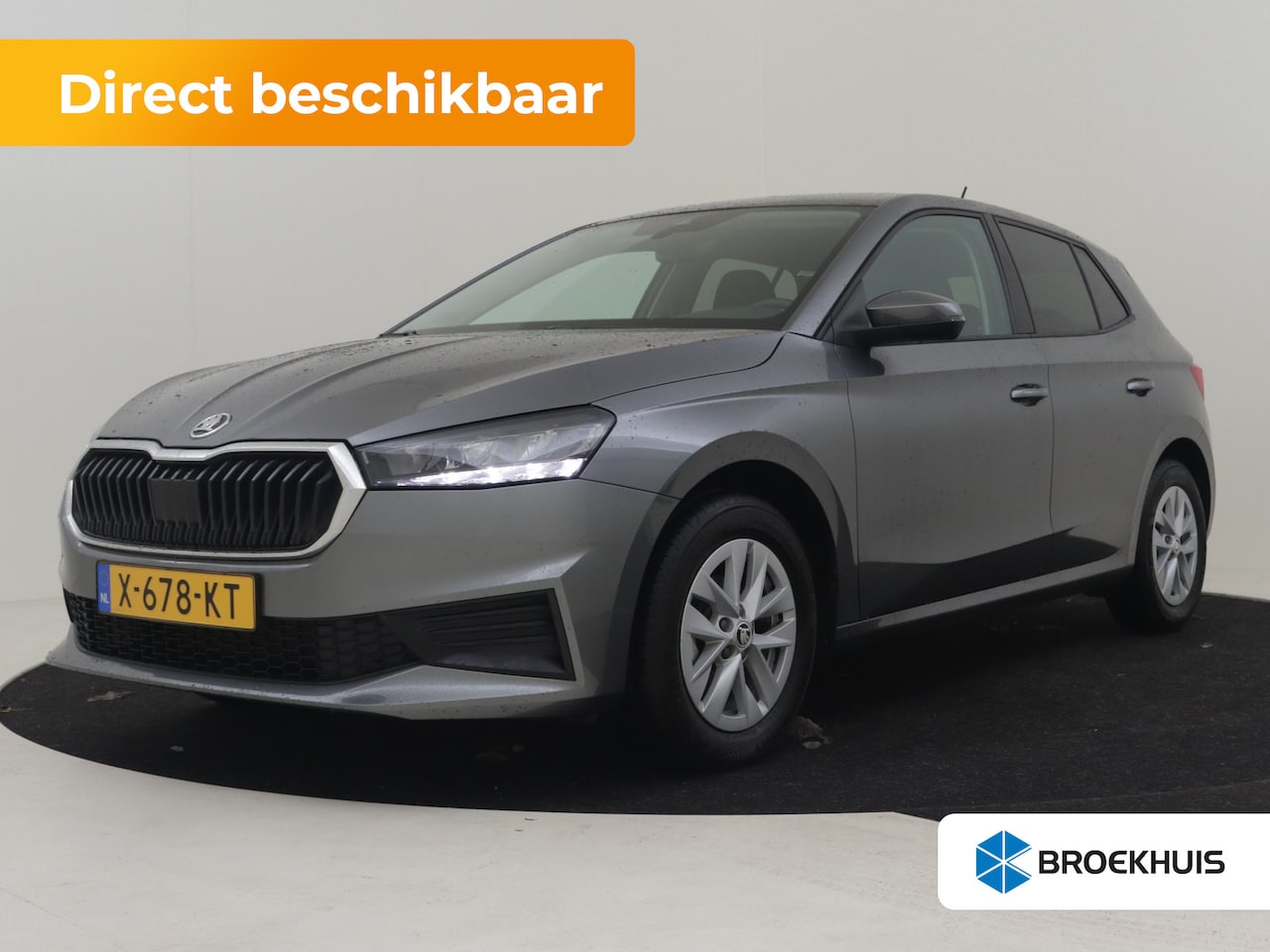 Skoda Fabia - Ambition, 80pk | Cruise control | Navigatie via app connect | Airco | Privacy glass | Park - AutoWereld.nl