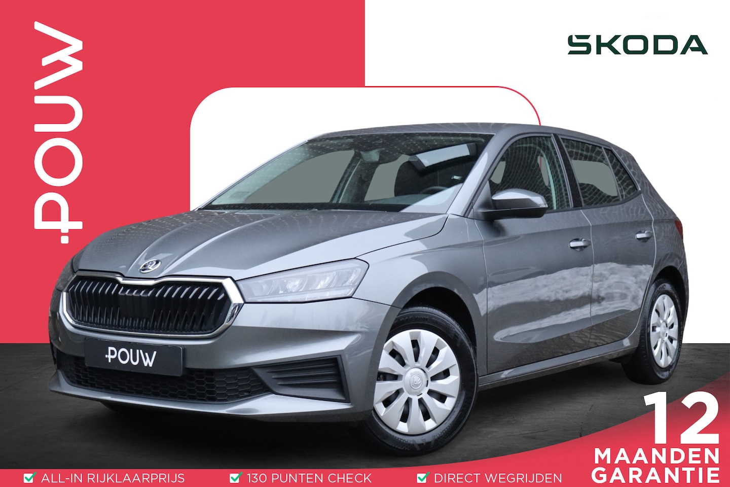 Skoda Fabia - 1.0 TSI 95pk Ambition | Adaptieve Cruise Control | Volautomatische Airconditioning | Parke - AutoWereld.nl