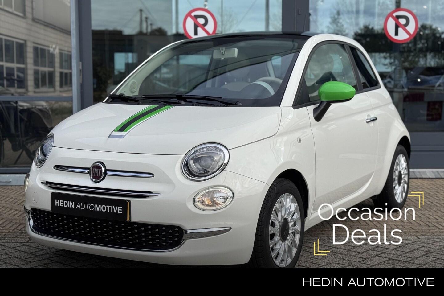 Fiat 500 - 1.0 Hybrid Lounge | Navigatie | Panoramadak | Airco | Cruise control | - AutoWereld.nl