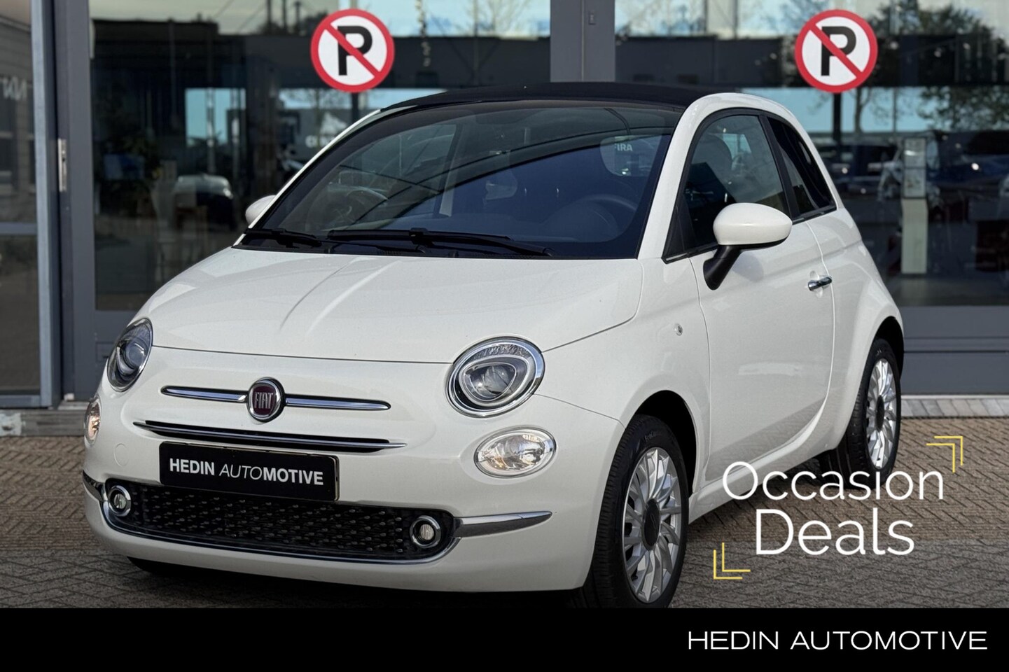 Fiat 500 - 1.0 Hybrid Dolcevita Cabriolet | Navigatie via App  | Cruise control | Climate control | C - AutoWereld.nl