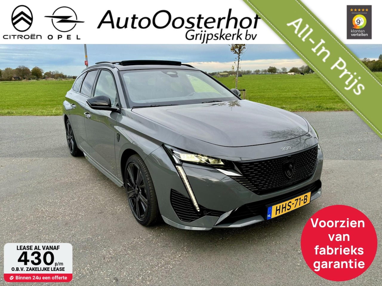 Peugeot 308 SW - 136pk Hybrid e-DCS6 GT+Pano+FocalHIFI - AutoWereld.nl