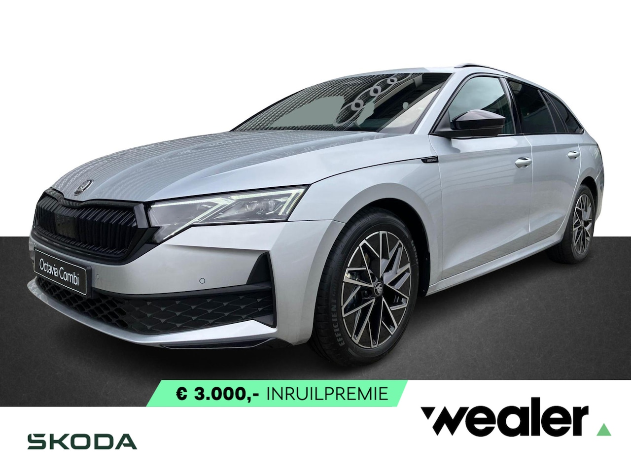 Skoda Octavia Combi - Sportline Tour 1.5 TSI 150 PK DSG | Automaat | Trekhaak | Navigatie & Winter pakket | € 2. - AutoWereld.nl