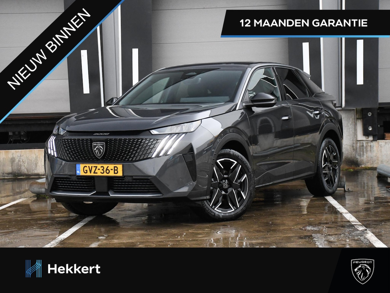 Peugeot 3008 - Allure 1.2 Hybrid 145pk Automaat DODE HOEK | ADAPT. CRUISE | 19''LM | 360° CAM. | NAVI | D - AutoWereld.nl