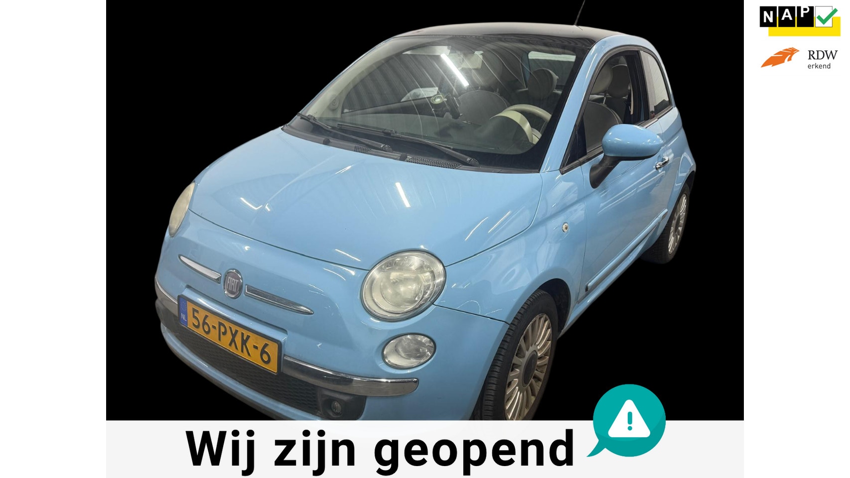 Fiat 500 - 0.9 TwinAir Lounge|PANO|AIRCO|LICHTMETALEN VELGEN - AutoWereld.nl