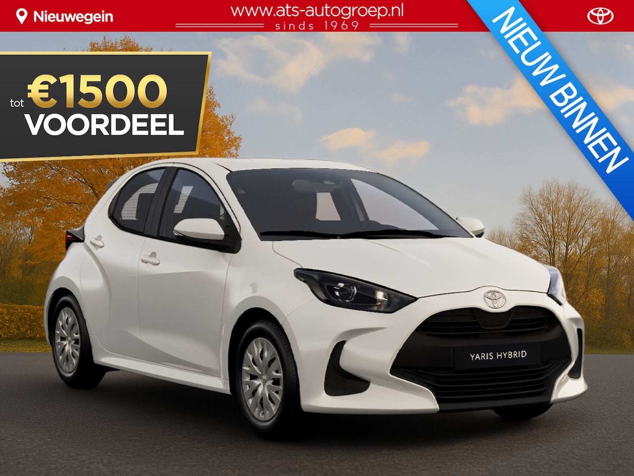 Toyota Yaris - 1.5 Hybrid 115 Comfort Nu €1.500,- voordeel! Nu tijdelijk extra scherp geprijsd! - AutoWereld.nl
