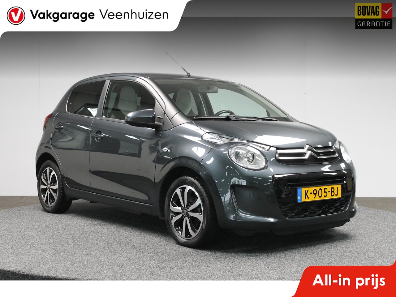Citroën C1 - 1.0 VTi Shine|Rijklaar prijs|Camera|Carplay/Android Auto|Climate|Lichtmetaal| - AutoWereld.nl