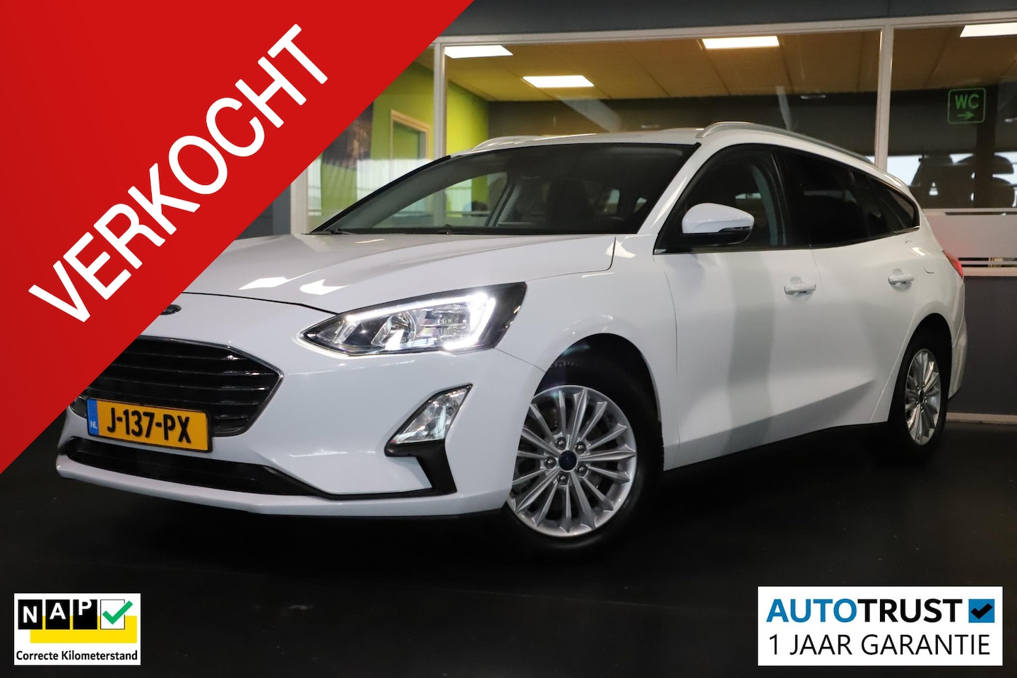 Ford Focus Wagon - 1.5 EcoBlue Titanium X Business Trekhaak Navigatie Airco Cruise Control Carplay Android LE - AutoWereld.nl