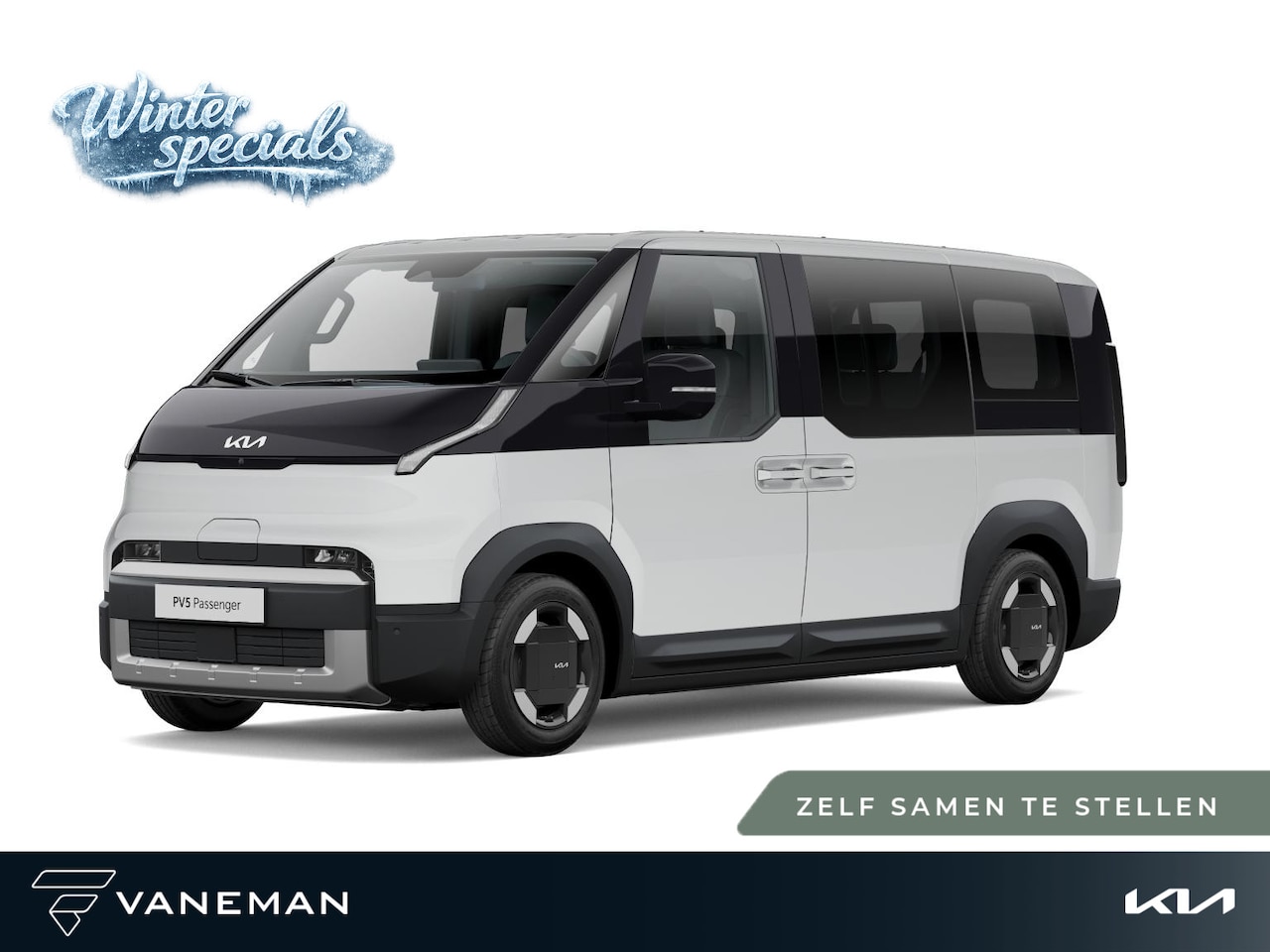 Kia PV5 Passenger - Essential 51.5 kWh | Cruise control adaptief met Stop&Go en stuurhulp | Zelfs samenstellen - AutoWereld.nl