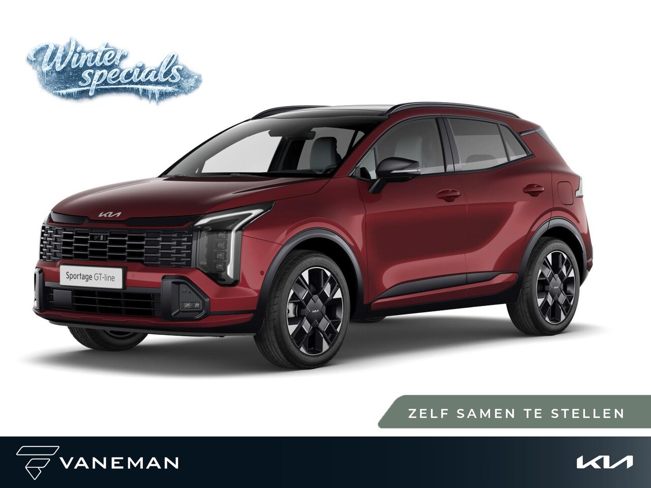 Kia Sportage - 1.6 T-GDi Plug-in Hybrid AWD DynamicPlusLine | Elektrisch schuif-/kanteldak | Zelf samenst - AutoWereld.nl