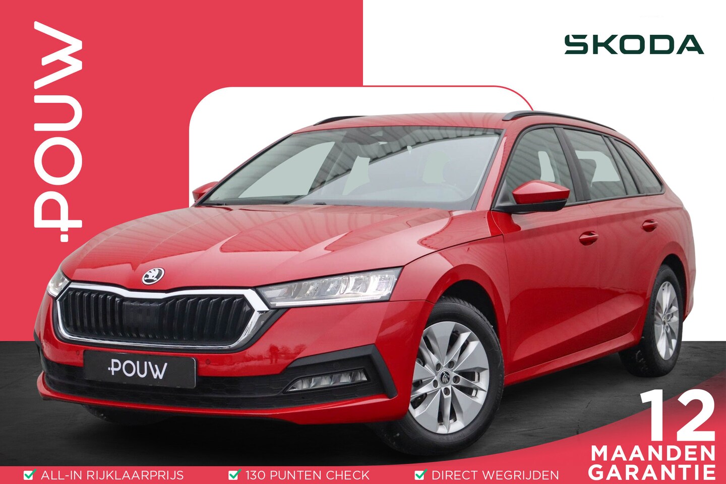 Skoda Octavia Combi - 1.0 TSI 110pk Business Edition | Navigatie | Apple Carplay/Android Auto - AutoWereld.nl