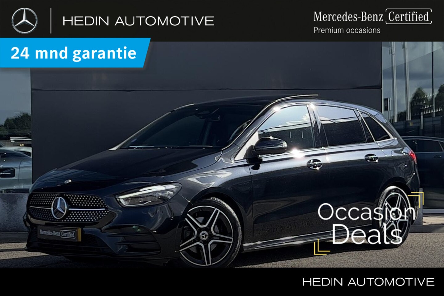 Mercedes-Benz B-klasse - B 180 Automaat AMG Line | Premium Plus Pakket | Nightpakket | Panoramadak | Advanced Sound - AutoWereld.nl