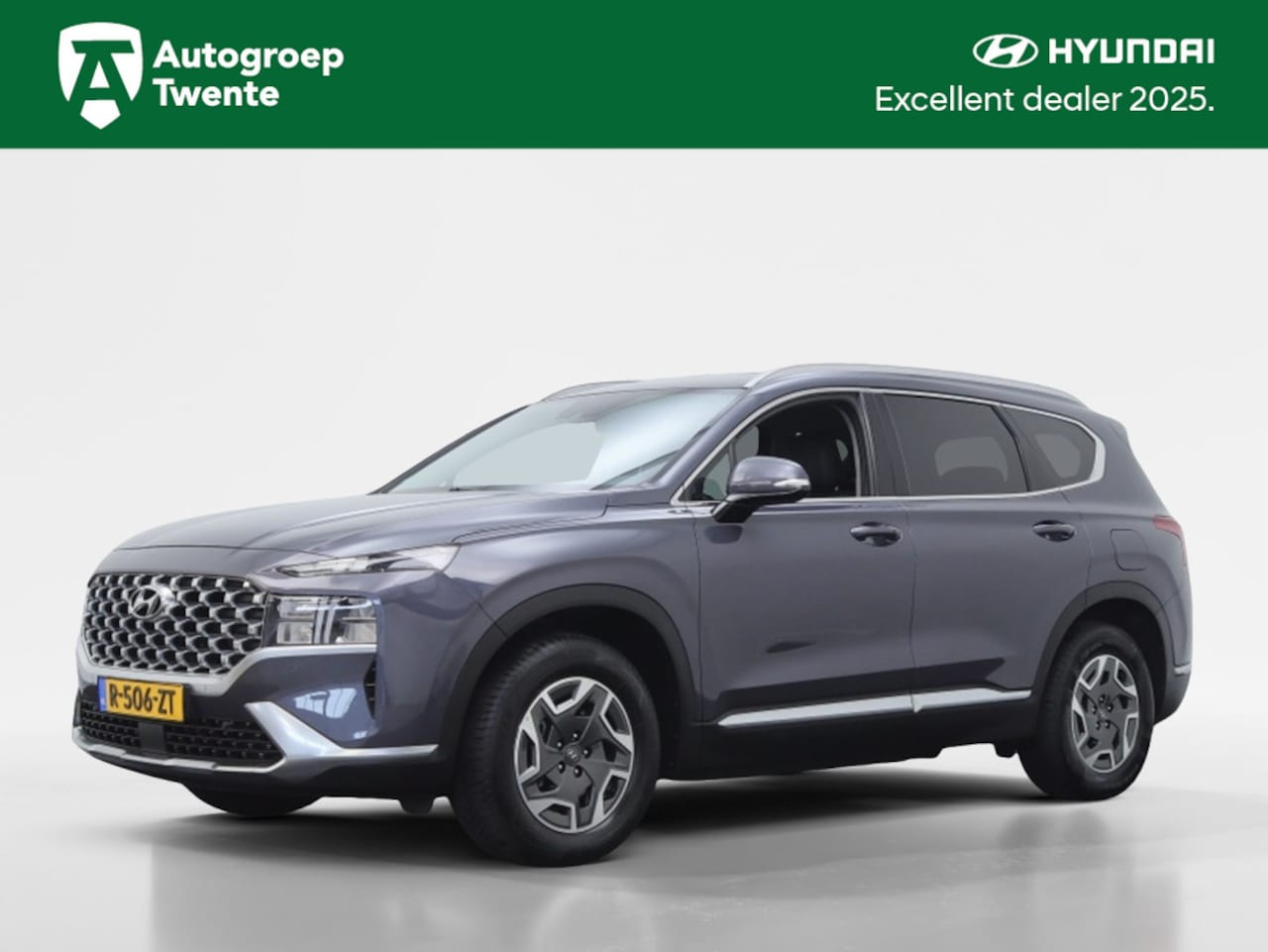 Hyundai Santa Fe - 1.6 T-GDI HEV Comfort Smart 7- ZITS | Afn. Trekhaak | Leder | - AutoWereld.nl