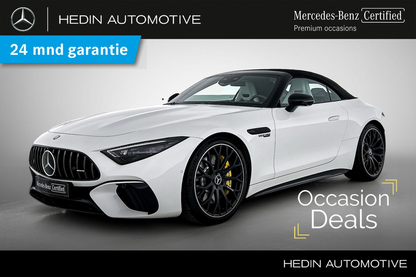 Mercedes-Benz SL-klasse Cabrio - SL 63 AMG Automaat 4MATIC+ | MANUFAKTUR | Premium Plus Pakket | AMG Nightpakket II | AMG A - AutoWereld.nl