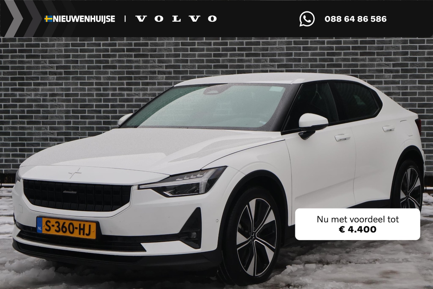 Polestar 2 - Long Range Single Motor 78 kWh | Pilot Lite | Adaptieve Cruise control | 360 camera | Stoe - AutoWereld.nl