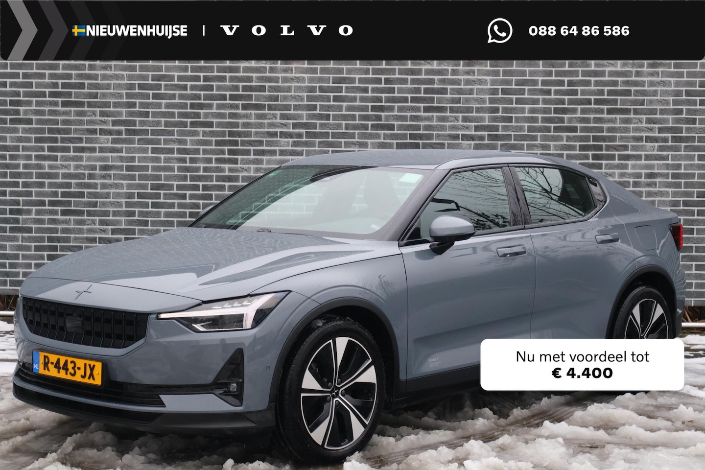 Polestar 2 - Long Range Single Motor 78 kWh | Pilot Lite | Adaptieve Cruise control | 360 camera | Stoe - AutoWereld.nl