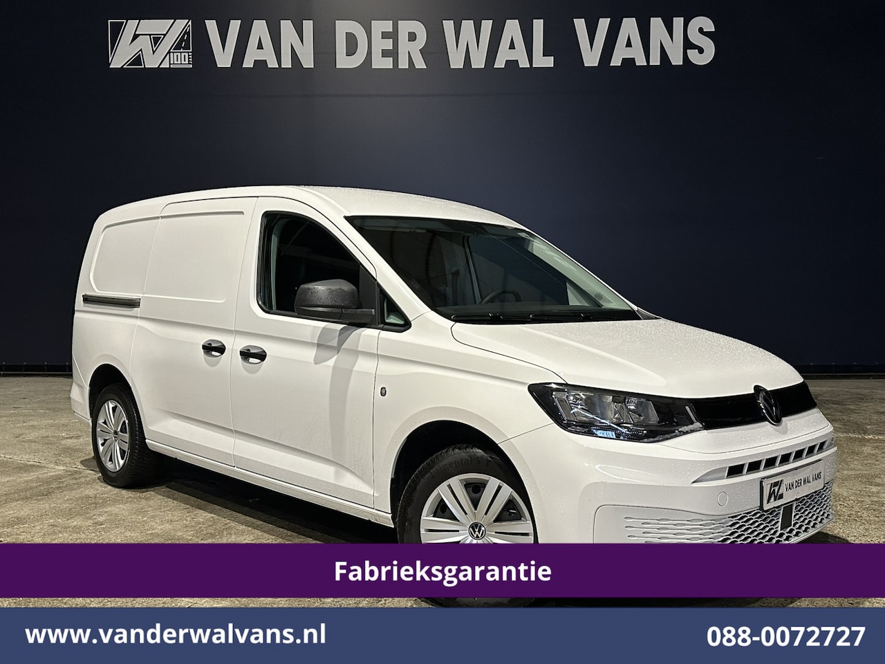 Volkswagen Caddy Cargo Maxi - 2.0 TDI L2H1 Fabrieksgarantie Euro6 Airco | Camera | Apple Carplay | Bumper in de kleur An - AutoWereld.nl