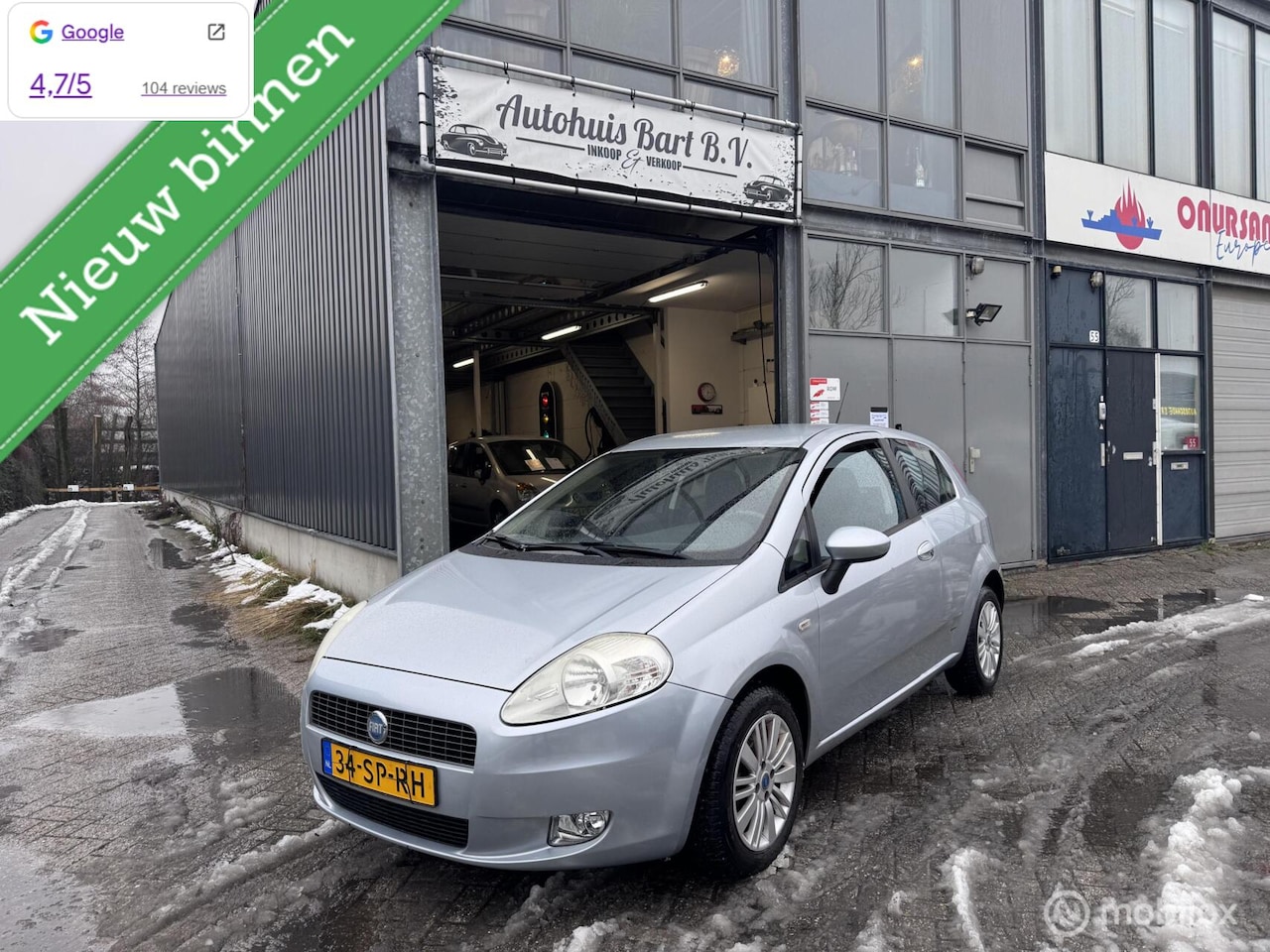 Fiat Grande Punto - 1.4 Dynamic Airco! Nieuwe APK! NAP Logisch! - AutoWereld.nl