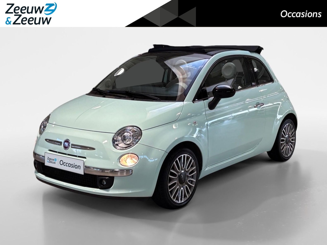 Fiat 500 C - 80PK TwinAir Turbo Cult | Cabrio | Lederen Bekleding | Climate Control | Lichtmetalen Velg - AutoWereld.nl