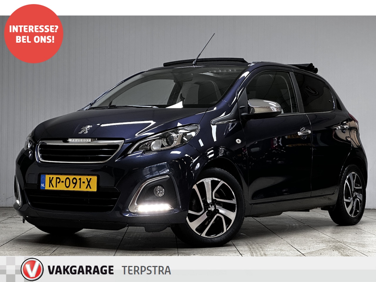 Peugeot 108 - 1.0 e-VTi Allure TOP!/ CABRIO!/ 15'' LMV/ Elek. Kap/ Media-Scherm/ Airco/ C.V. Afstand/ El - AutoWereld.nl