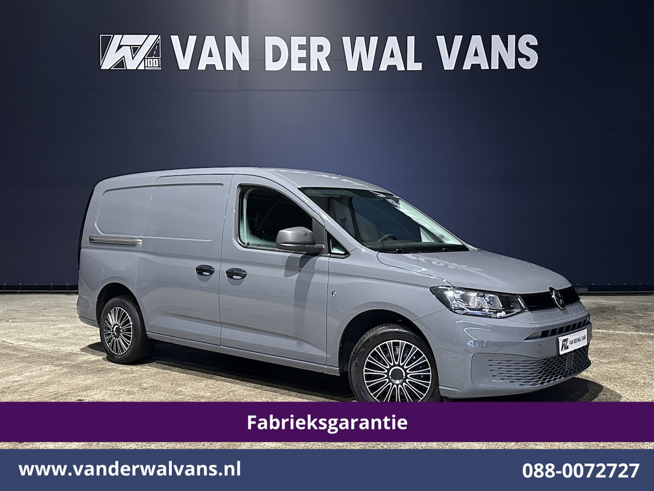 Volkswagen Caddy Cargo Maxi - 2.0 TDI L2H1 Fabrieksgarantie Euro6 Airco | Camera | Apple Carplay | Bumper in de kleur An - AutoWereld.nl